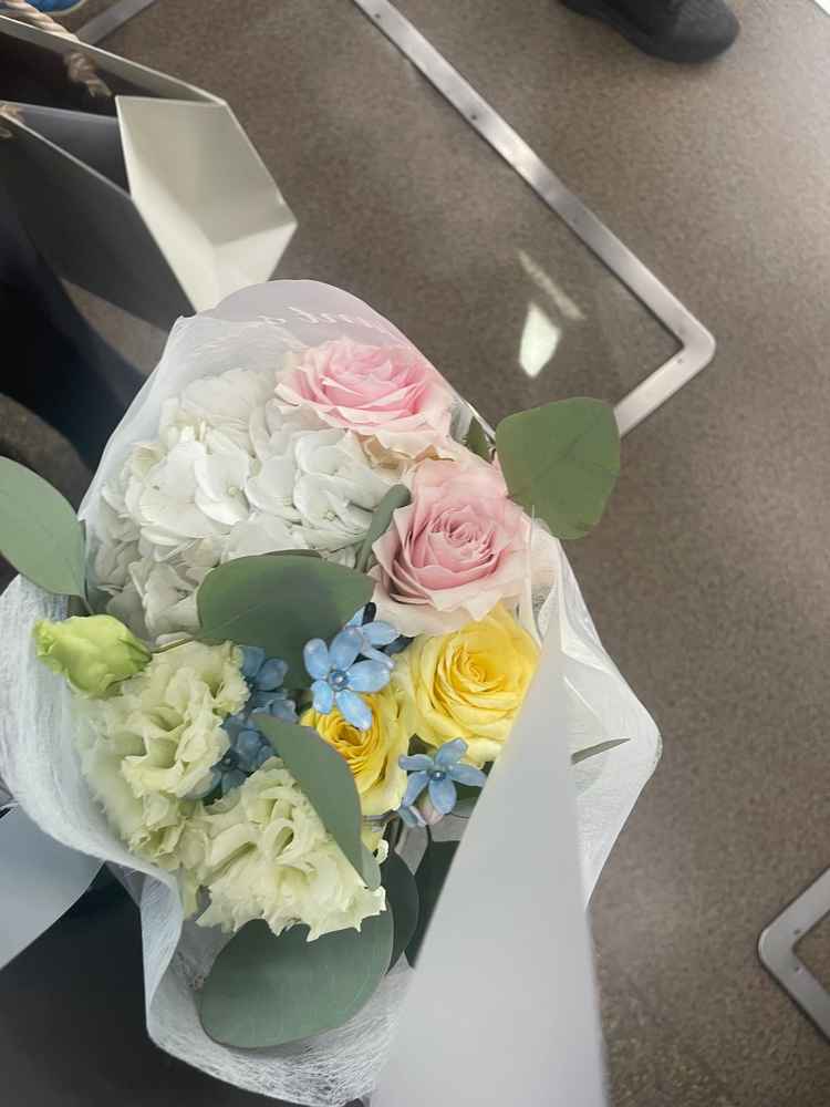 最後にいただいたお花