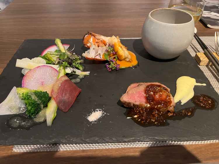 料理も地産地消にこだわっていてとてもおいしかったです。