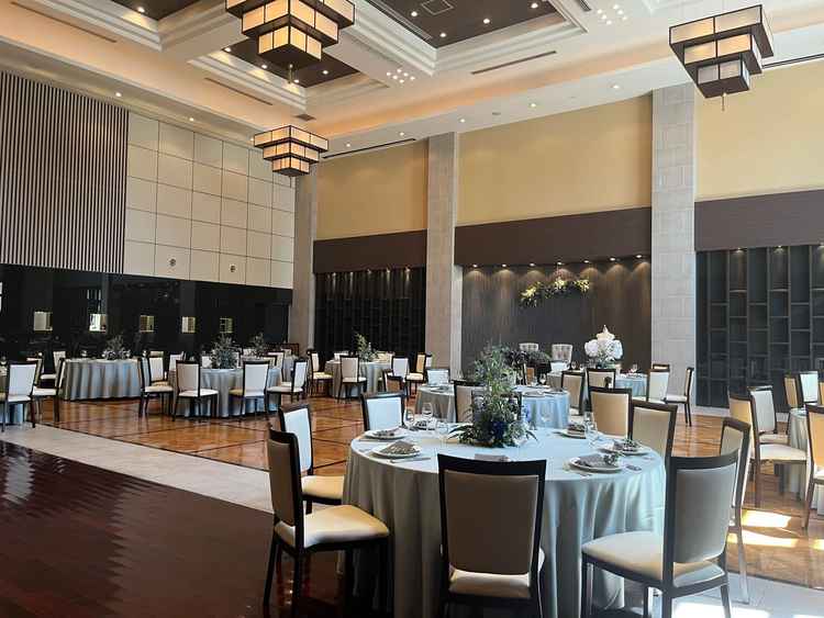 披露宴会場です