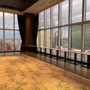 披露宴会場前にある広いスペースも自由に活用できることが魅力的でした。