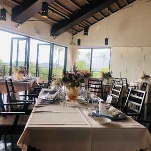 離れの式場。式のあと両親抜きで軽いパーティーなどで借りるもできるよう。貸切ならではだと思いました。