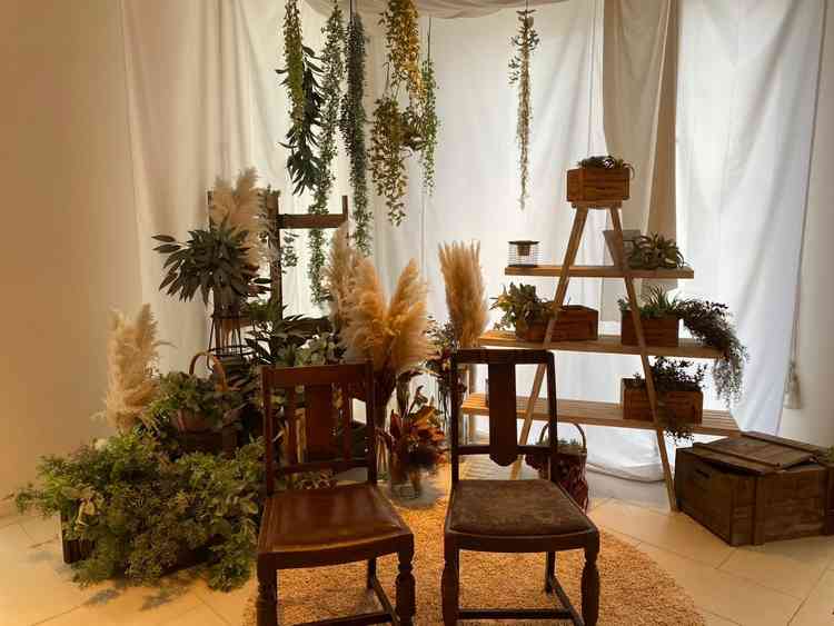 雨の日でも使えるフォトスポットがある。