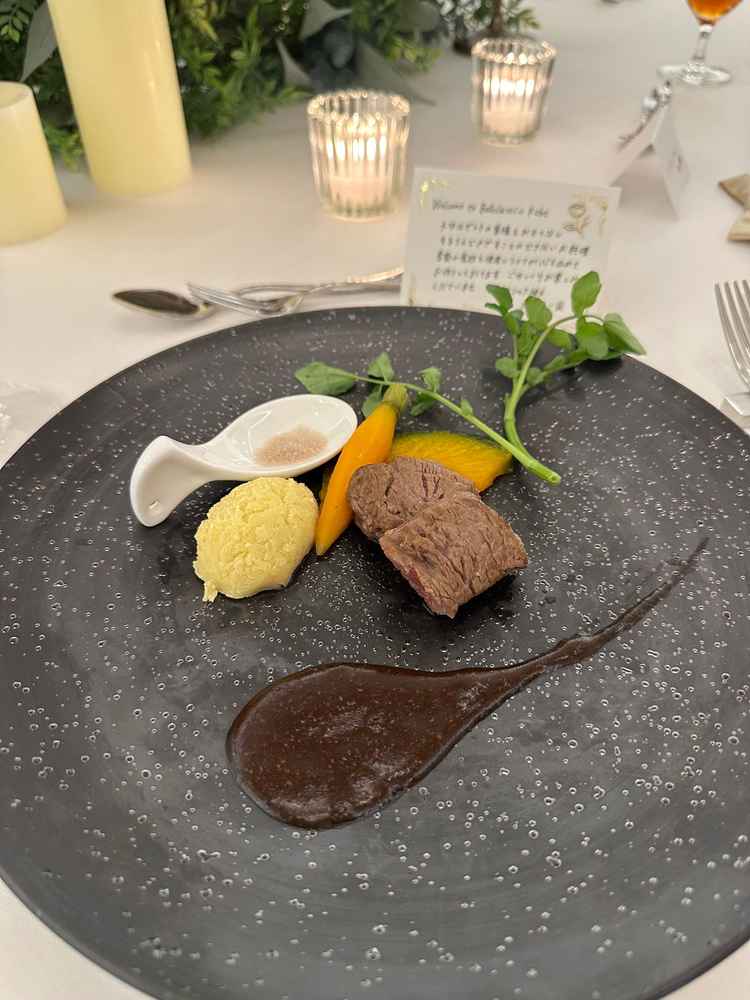 お料理のメインディッシュのお肉もとても美味しかったです。