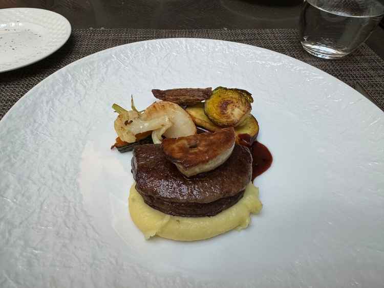 試食で頂いたメイン料理。非常においしかったです。