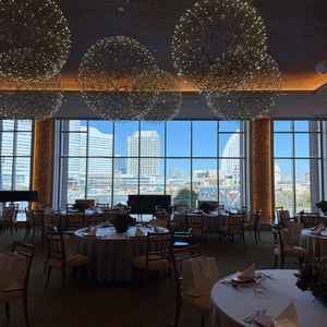 披露宴会場も景色がダイレクトに伝わる会場でした。