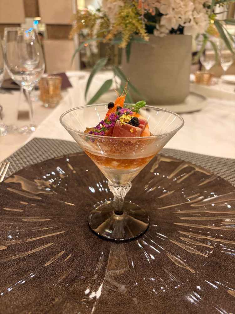 試食会。見た目も良く、味も本当に美味しかったです。京都の湯葉を使用しているのも嬉しかったです。