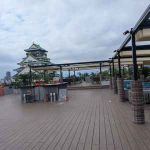 アフターセレモニーは大阪城を目の前に見ながらすることができます。