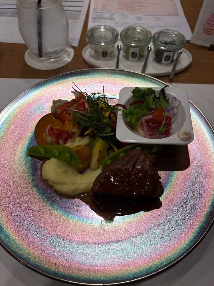 試食会のプレート