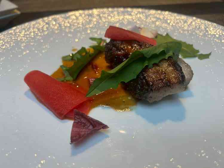 当日は私たちをイメージしたお肉料理を提供いただき感動しました。