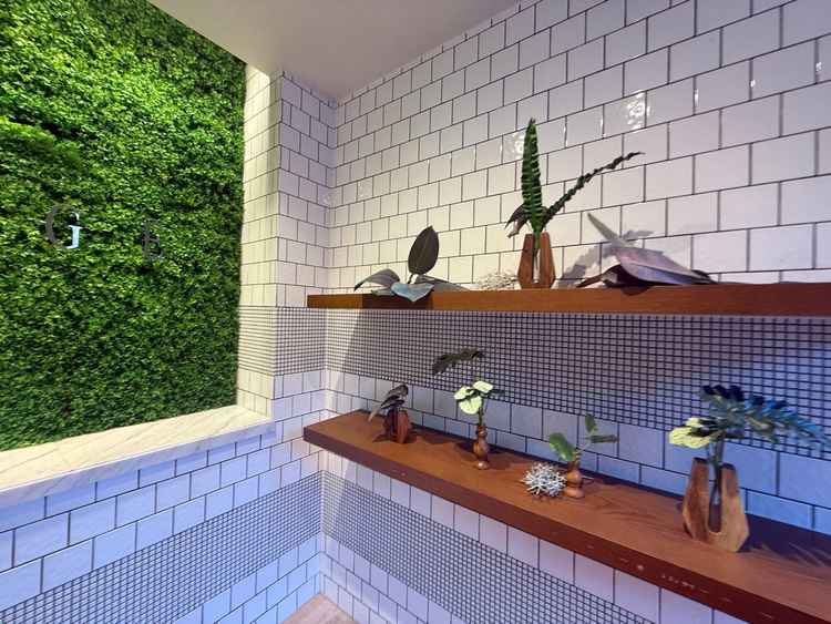 エントランスから緑溢れていて素敵な空間でした！