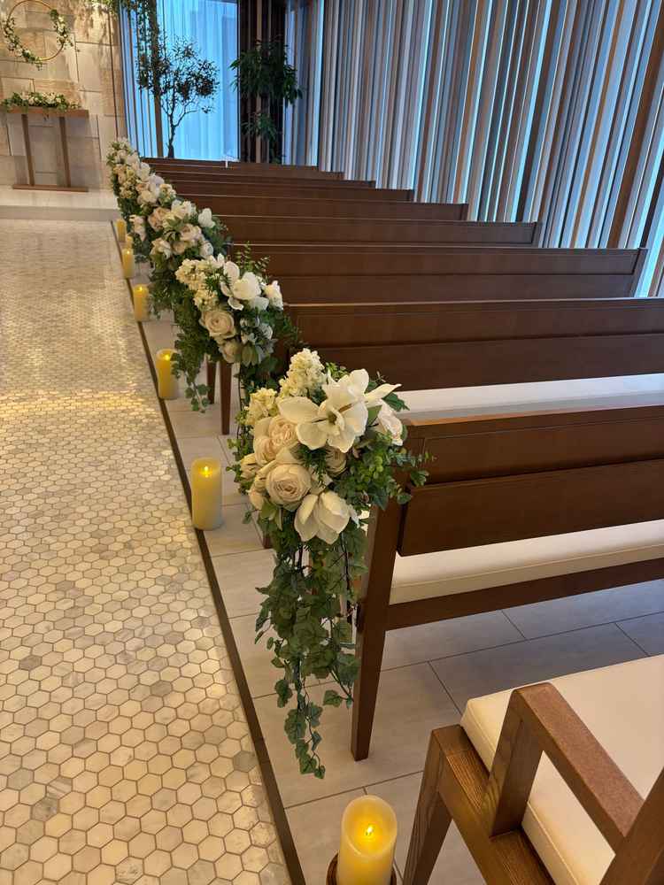 お花の装飾も雰囲気に合っていて良かったです。