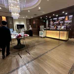 披露宴の待ち合いスペース