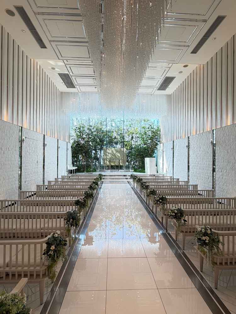 チャペル！雨でも晴れでもすごく綺麗そう