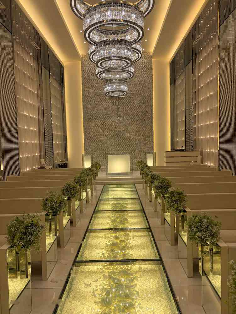 光のバリエーションで雰囲気が変えられる所が良かったです。羽根が降ってくる演出も素敵でした。