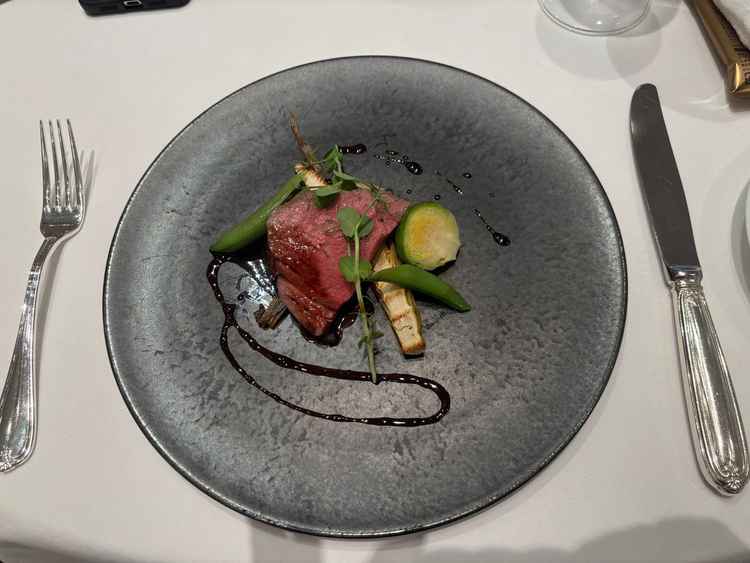 メイン料理の試食