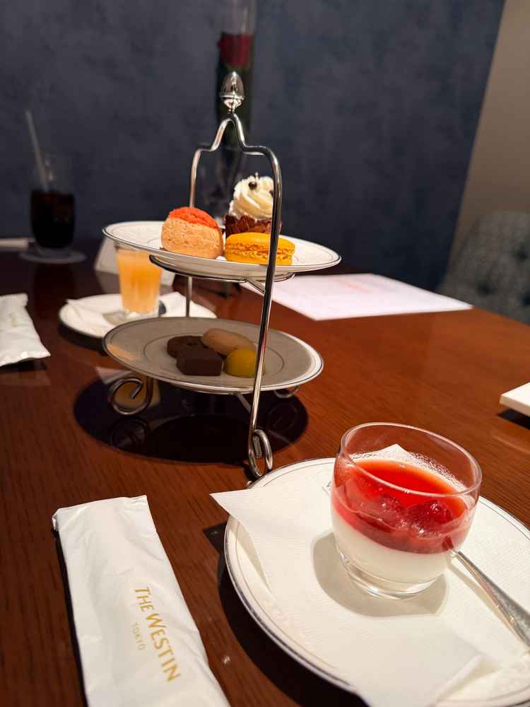 式場見学でいただいた試食のスイーツ