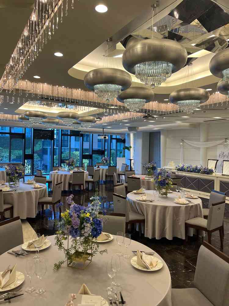 披露宴会場です。