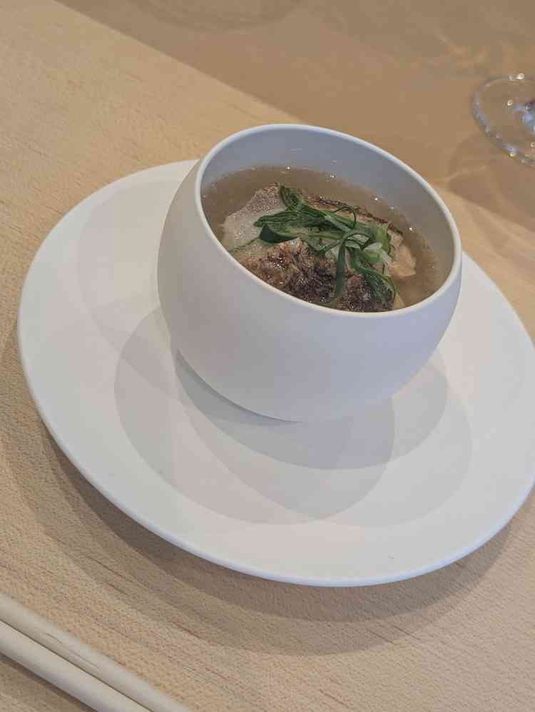 東京産のお米を使用した鯛漬け、とても美味しかったです。