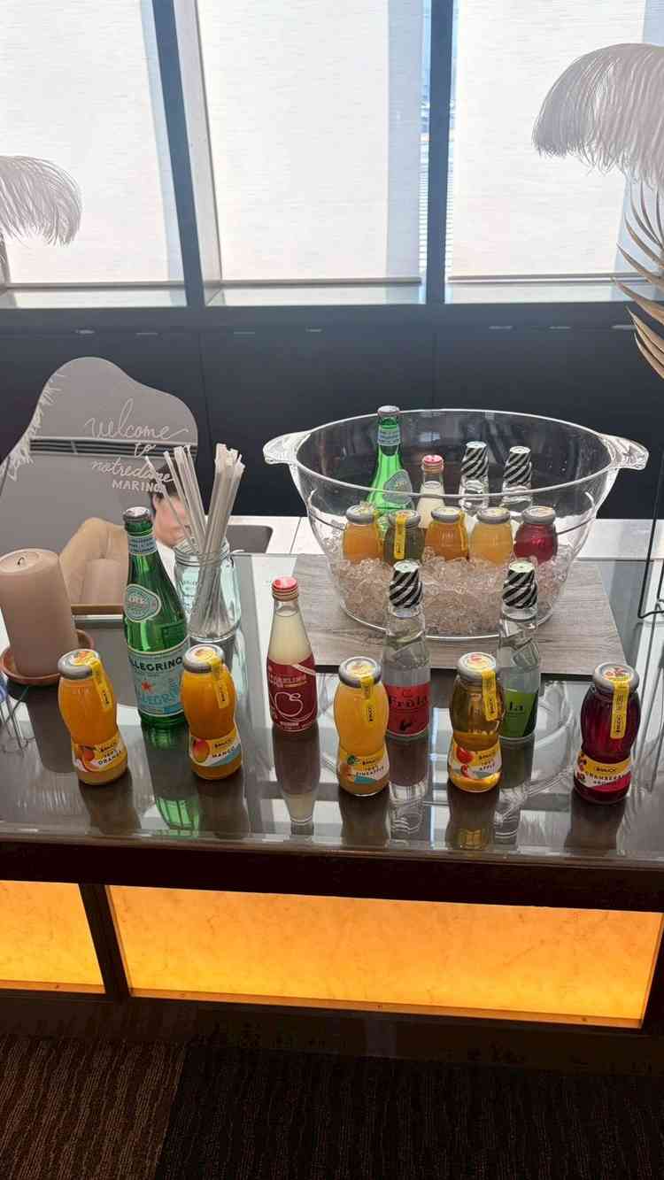 ウェルカムドリンクの内の1つ