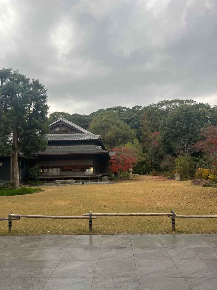 披露宴会場（迎賓館）から見える庭園