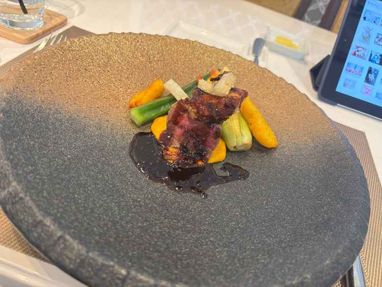 試食したお肉が美味しかった