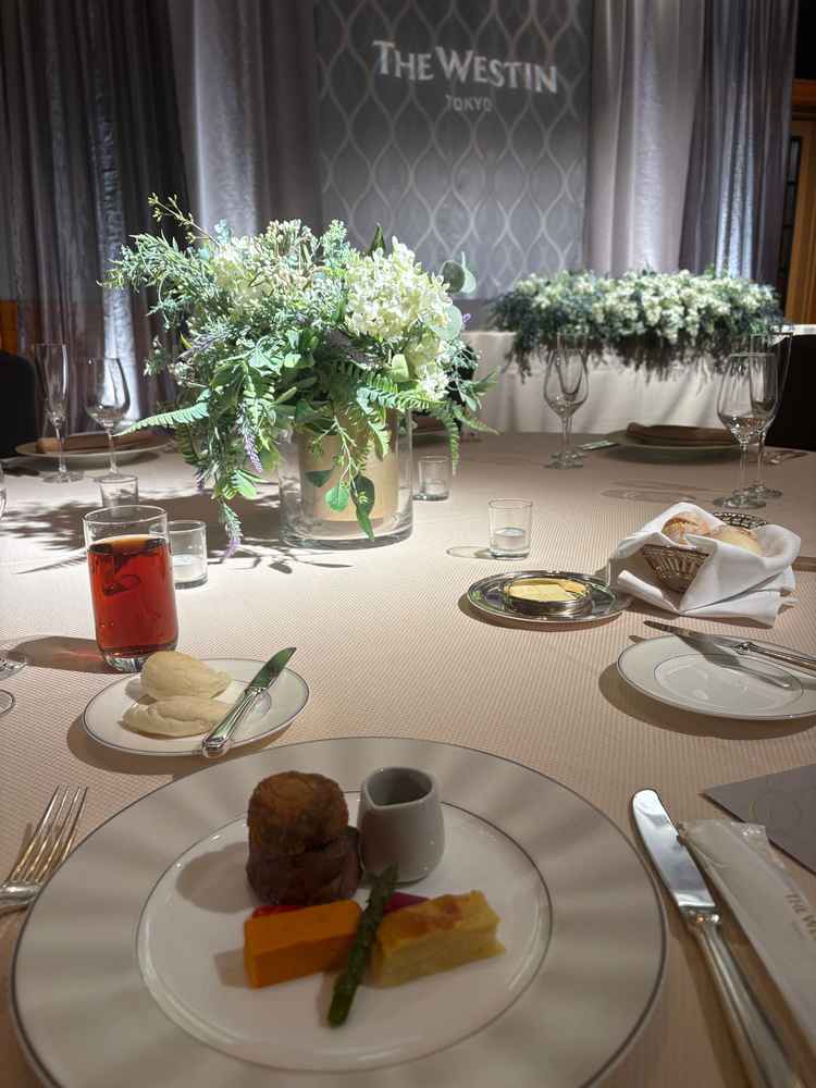 コースのメニューの試食会