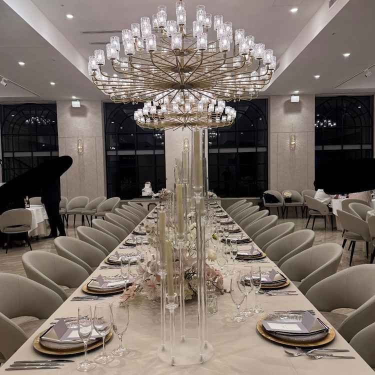 シティの披露宴会場です。白基調の可愛い雰囲気でした。マックス70名だそうです。