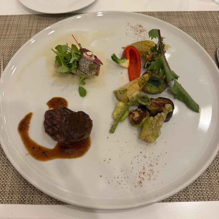 豪華なコース試食