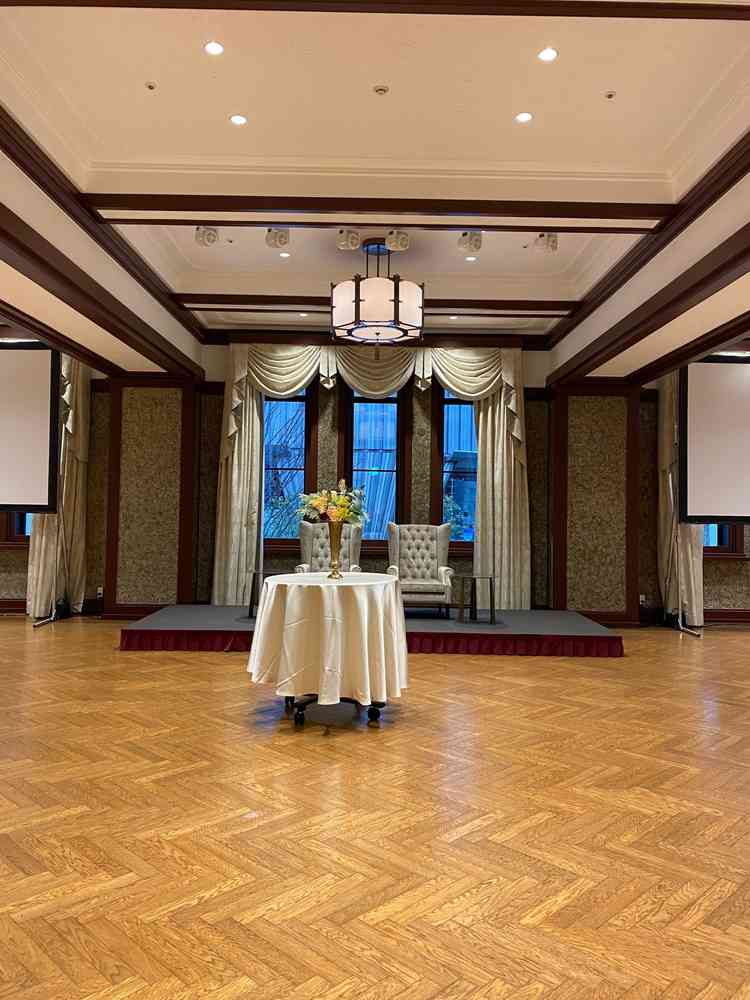 披露宴会場の様子