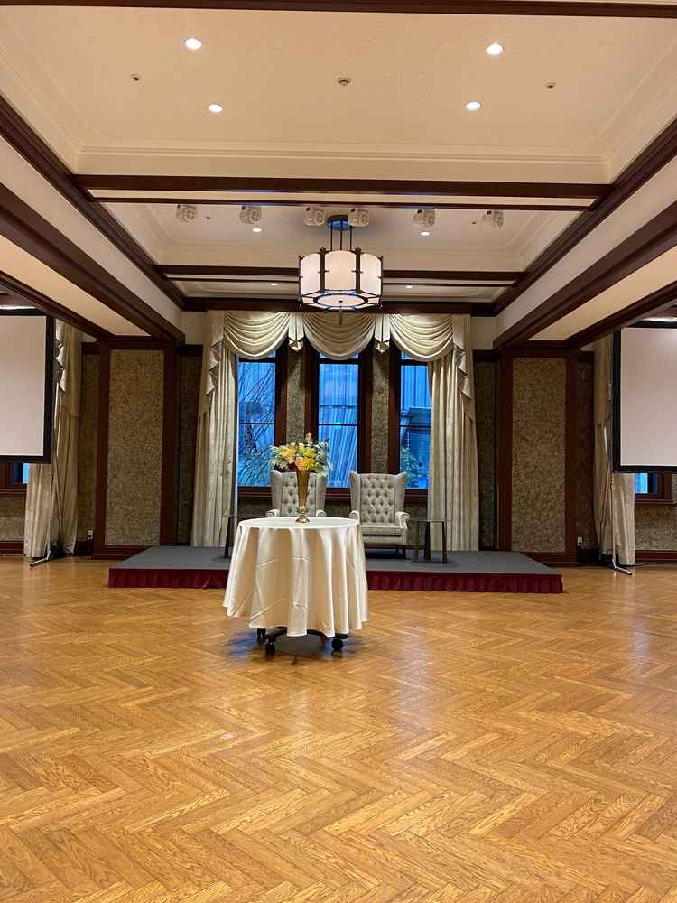 披露宴会場の様子