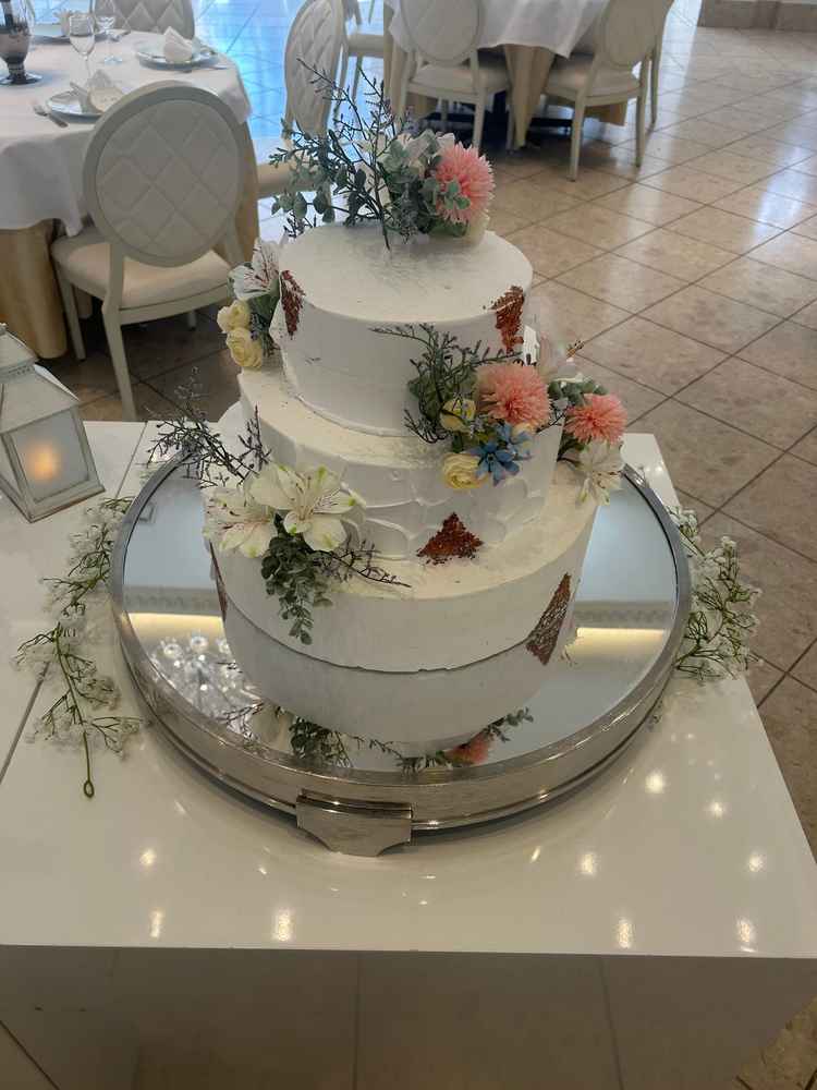 ウエディングケーキです。