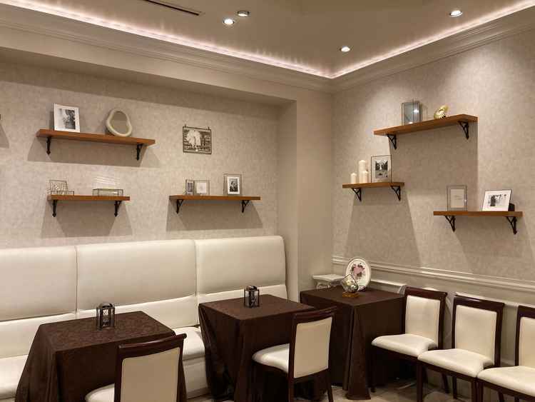 ゲストの方の待合室で、ウェルカムドリンクが魅力的でした。