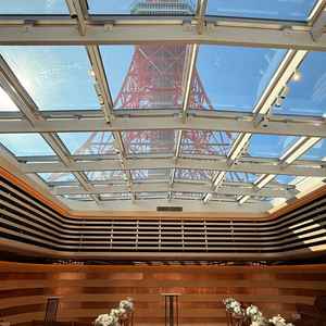 東京タワーの真下のチャペル