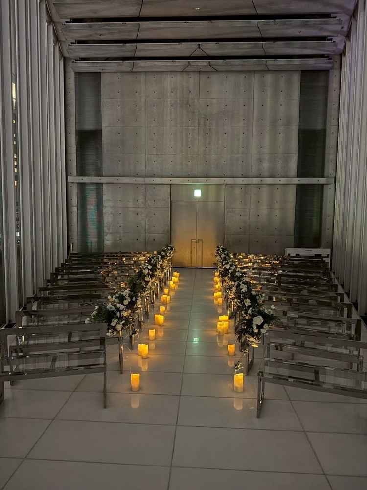 最上階のチャペル、ここにしかない雰囲気