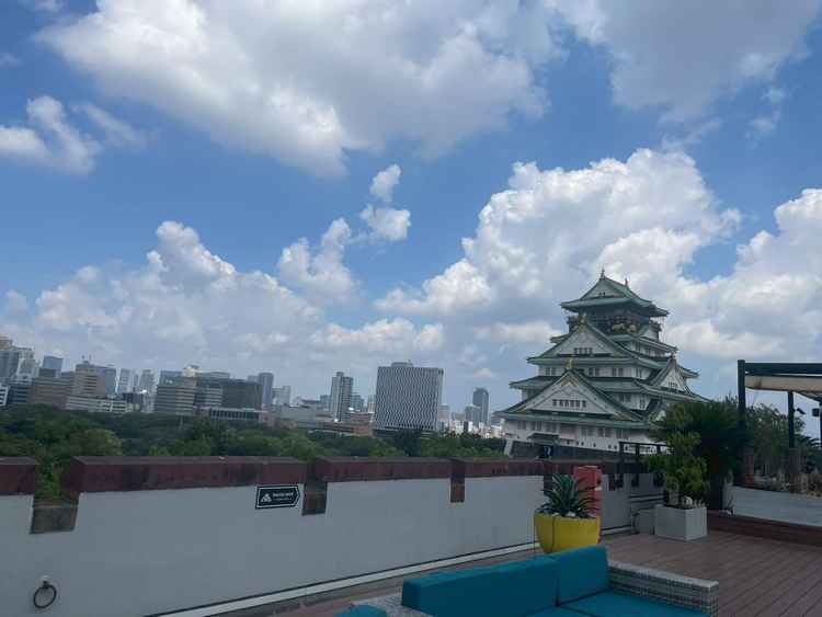 屋上からの景色が最高でした。