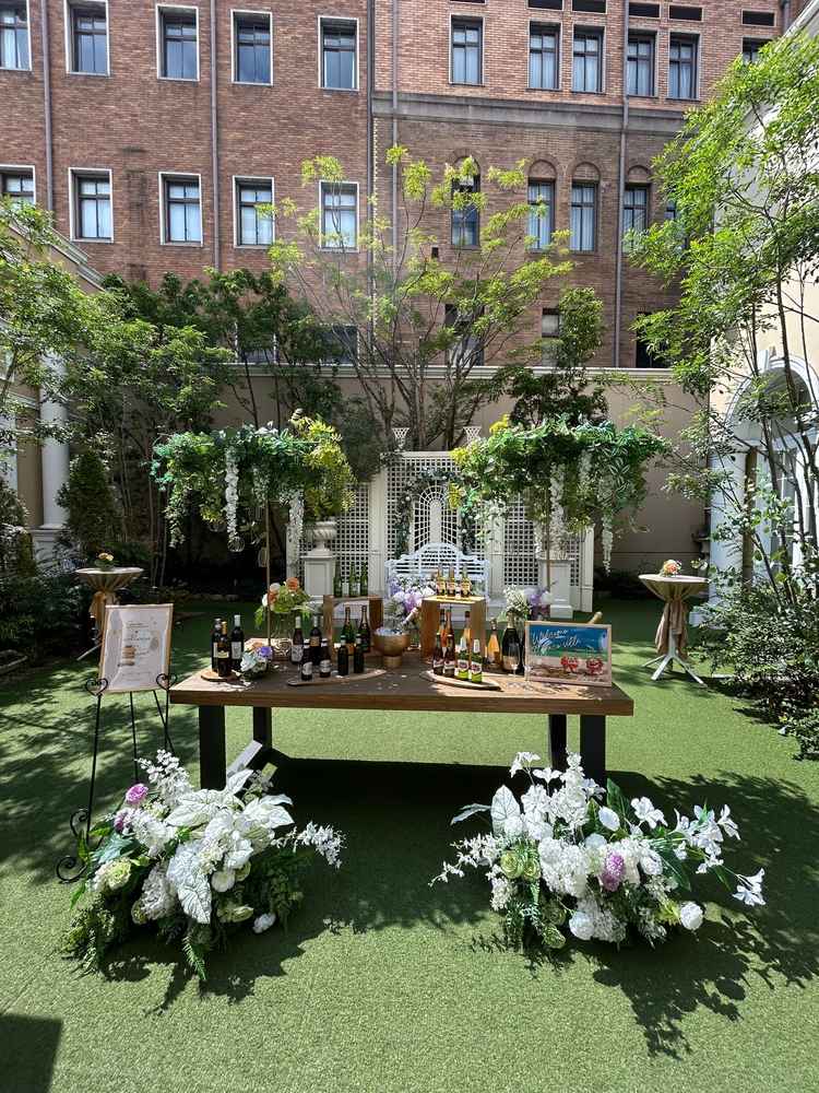 ガーデンパーティを行うガーデンの写真