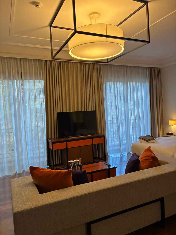 ホテルステイで、お部屋でゆっくり準備可能。