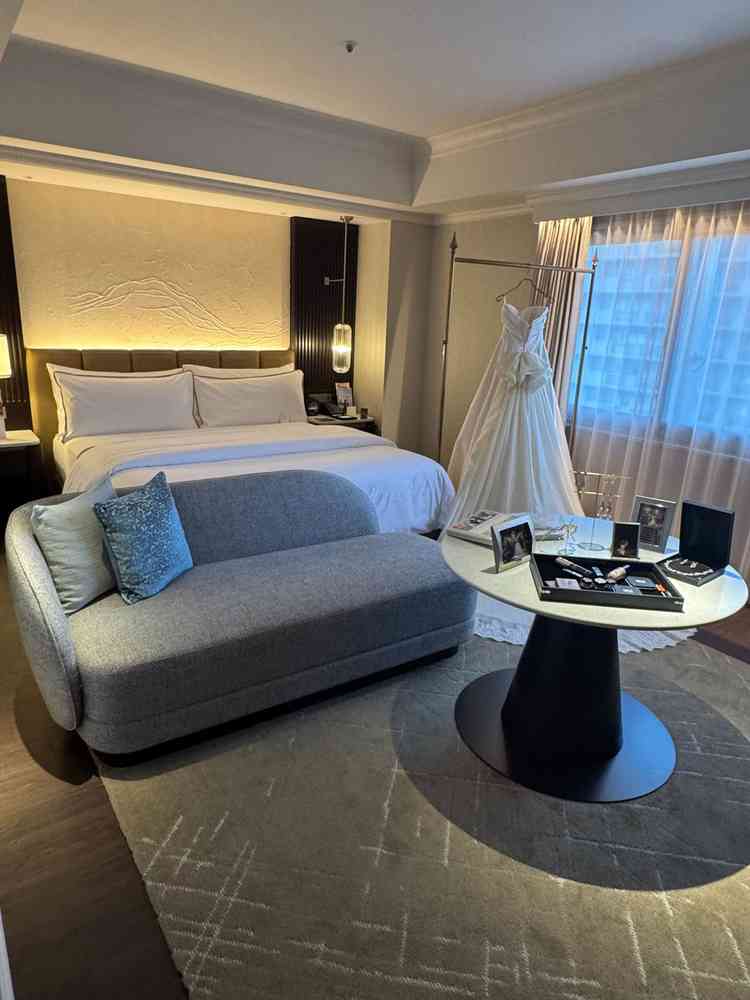 支度部屋として使うことが可能なお部屋です。宿泊する部屋とは別で花嫁の支度部屋が用意されます。