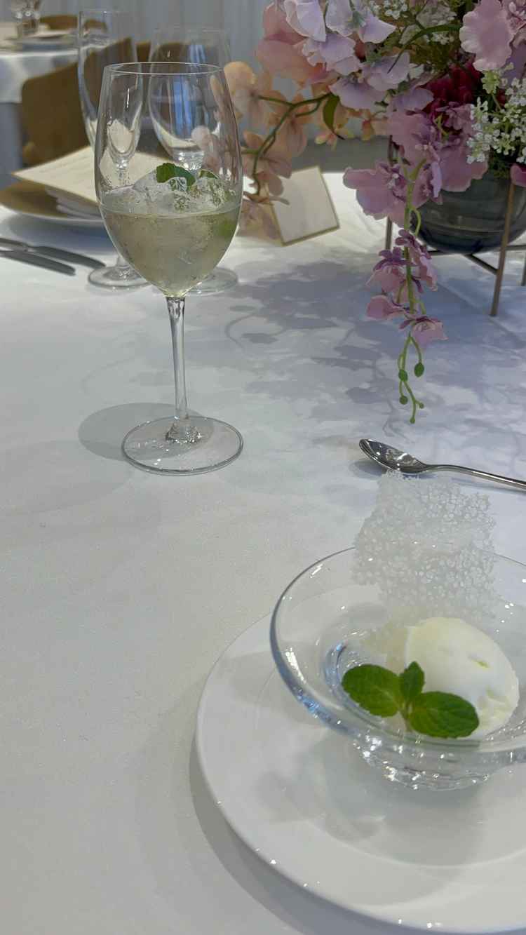 食事。デザート