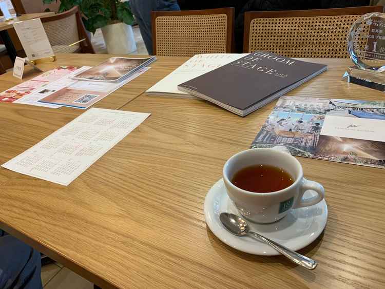 打ち合わせスペースの様子。