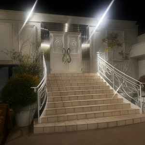 ガーデンの写真、夕方から見学させていただいたので実際のイメージとまた違った印象でした。