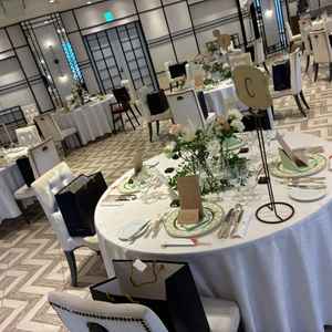 披露宴会場。広さもちょうど良かったです。