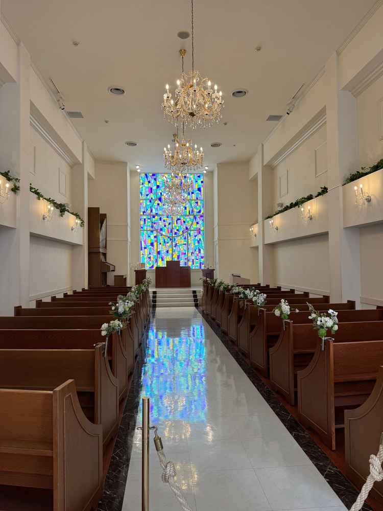 ステンドグラスが素敵でした。