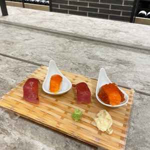 寿司バーというオプションは他の会場ではみられない珍しい演出で魅力的と感じた。