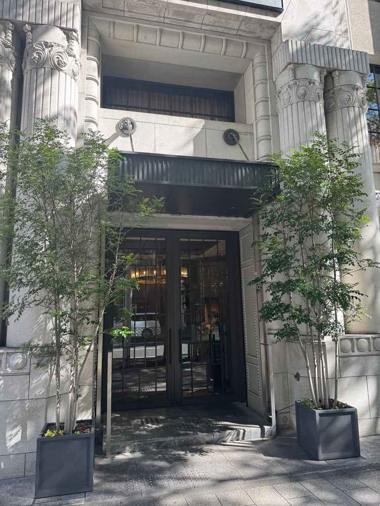 式場の入り口です。とても落ち着いた雰囲気でした。