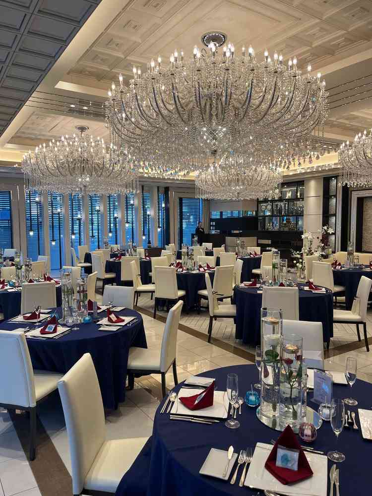 披露宴会場です。