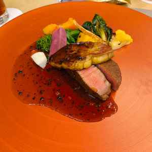 特典の試食料理　フォアグラ付き