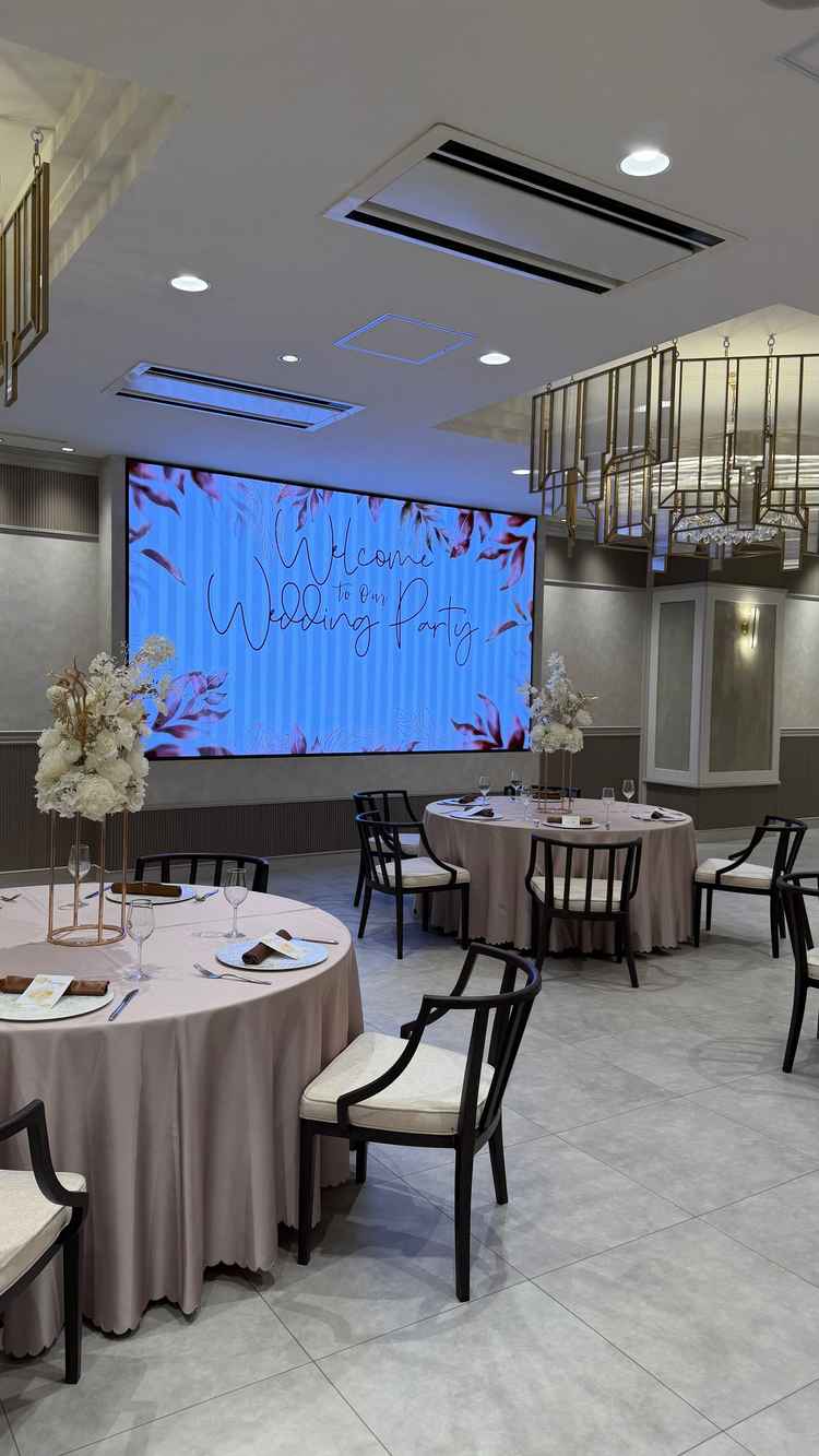 LEDビジョンがあり良かった