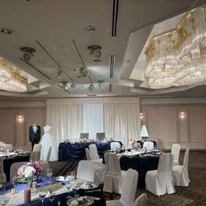 バンケット(有明)照明が綺麗で明るい雰囲気でした。