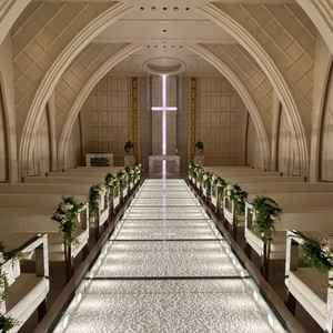 チャペル消灯時。とても綺麗で衝撃を受けました。